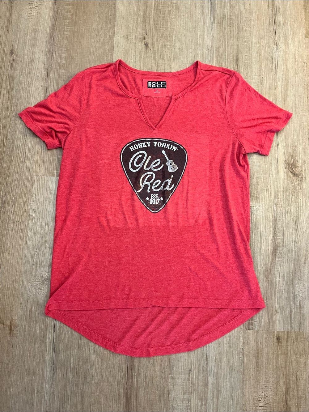 Ole Red Short Sleeve Graphic Tee - Red